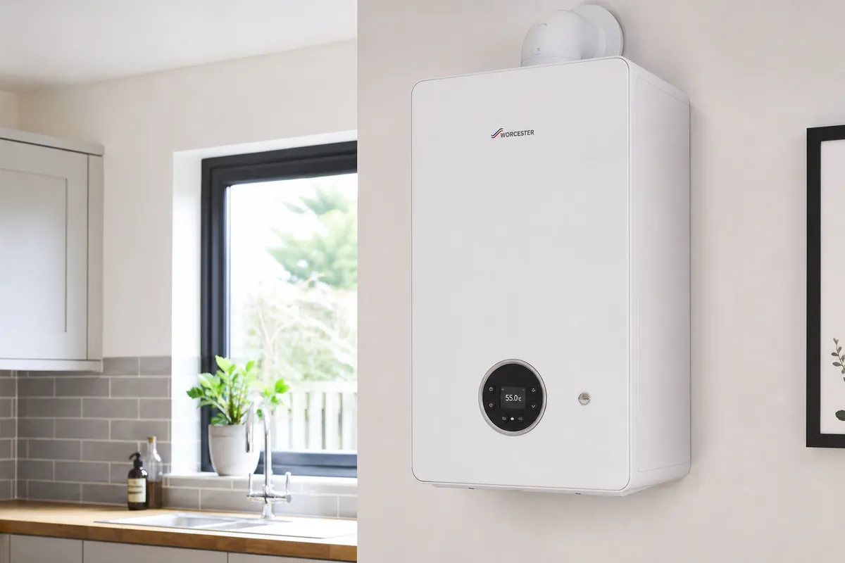 Worcester Bosch boiler installed in a home